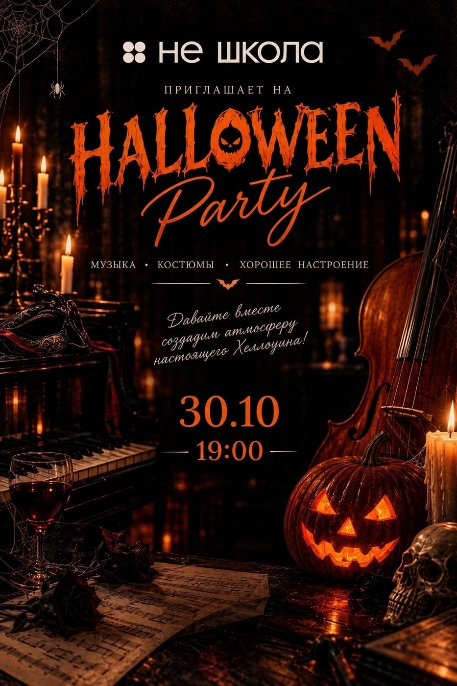 HALLOWEEN PARTY в «Не Школе»**