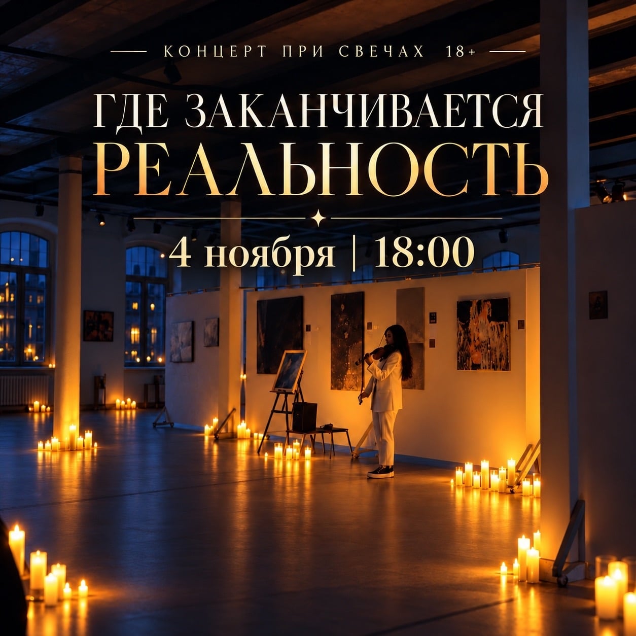 Концерт при свечах 18+ «Где заканчивается реальность»