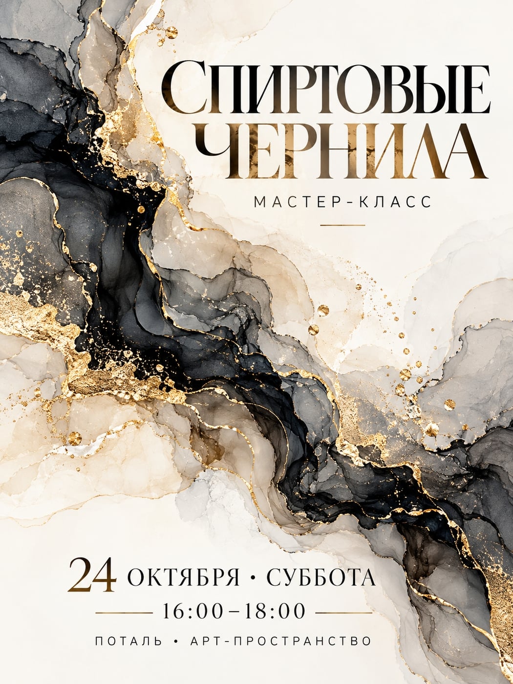 Мастер-класс «Спиртовые чернила»