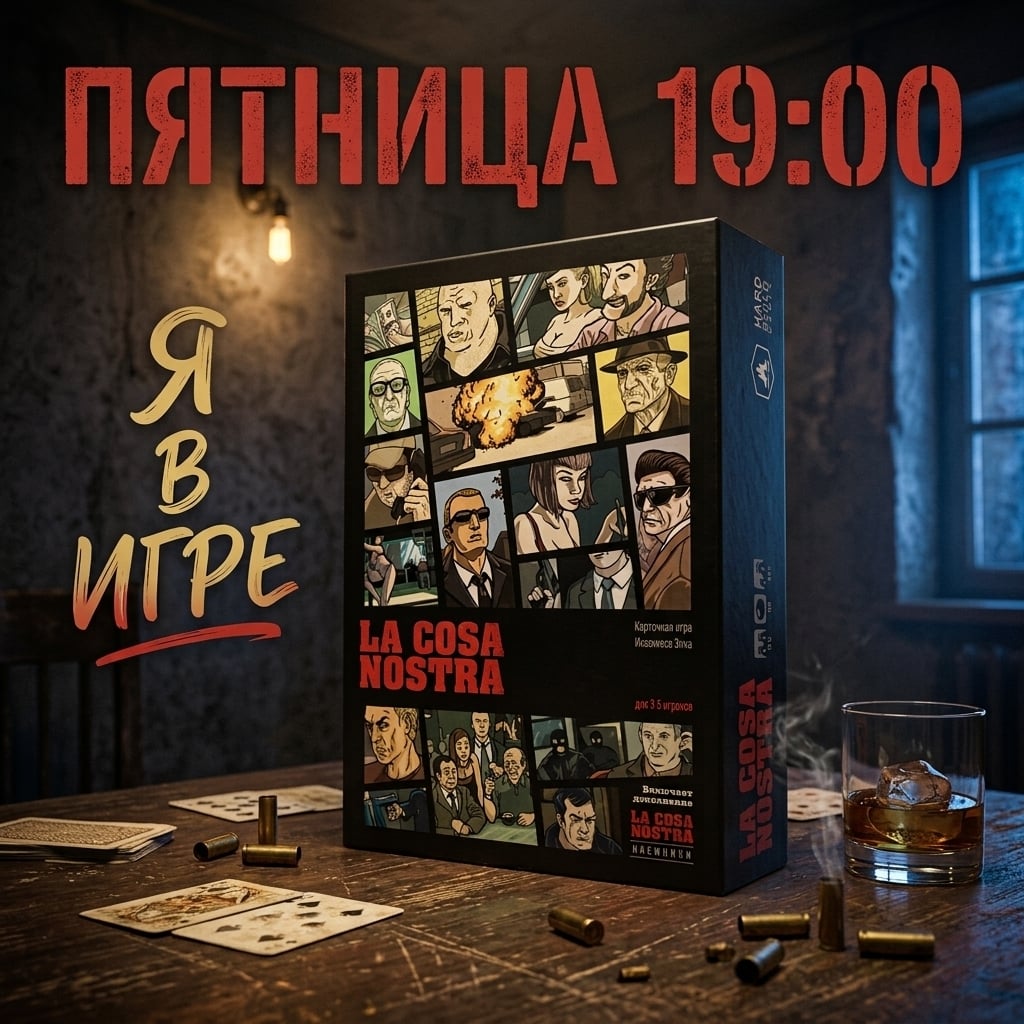 В эту ПЯТНИЦУ 23.10 настольные игры для любого желающего