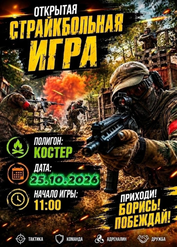 ОТКРЫТАЯ СТРАЙКБОЛЬНАЯ ИГРА