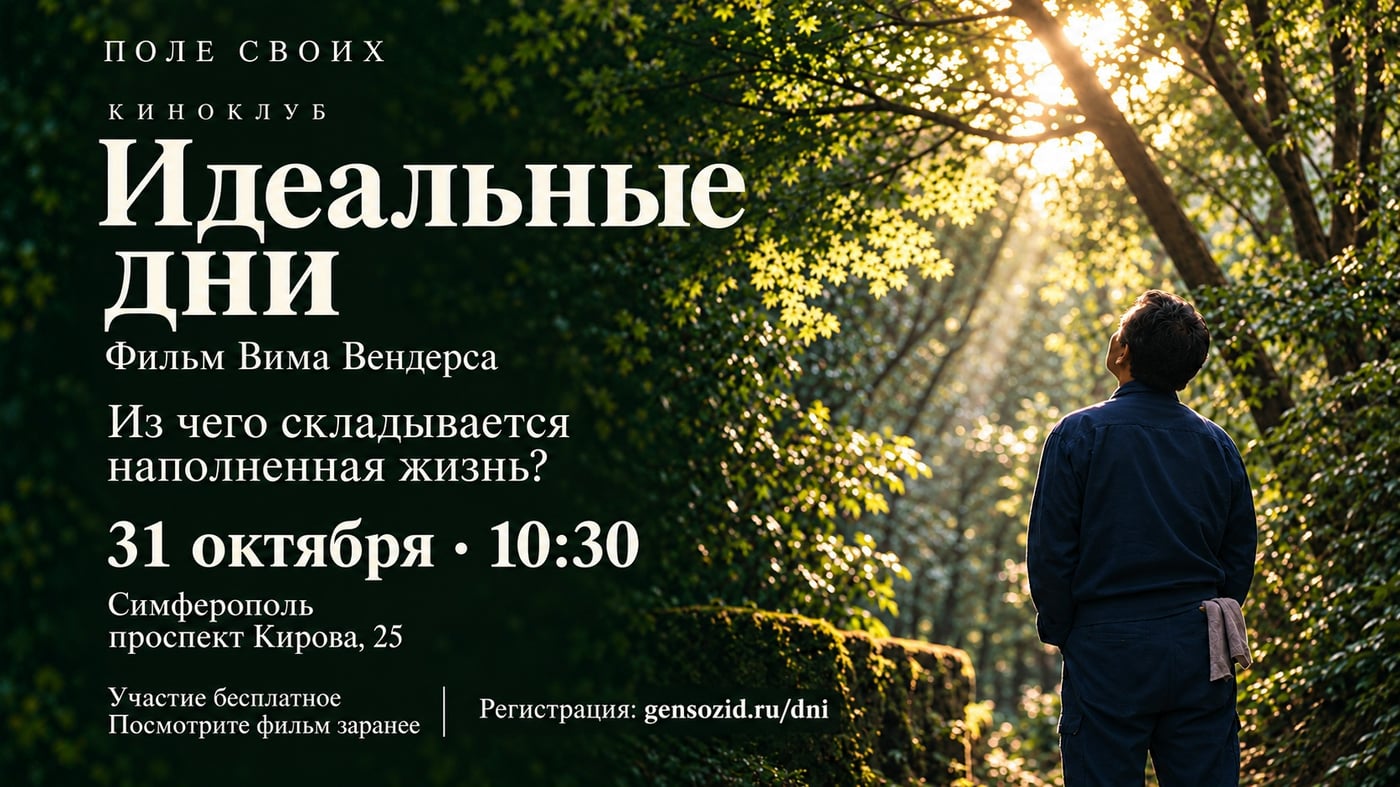 Киноклуб «Поле своих»: «Идеальные дни»