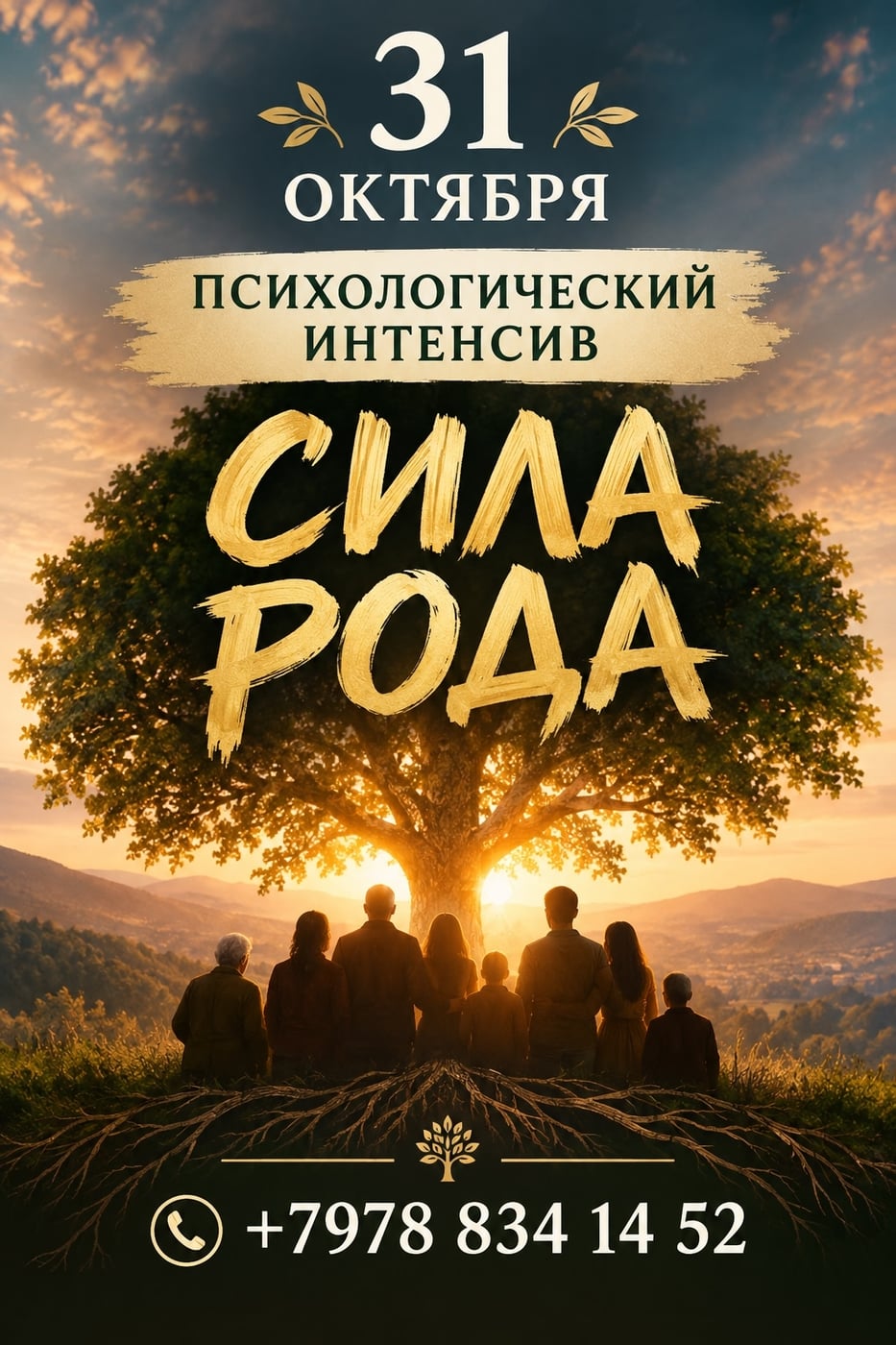 Приглашаем на психологический интенсив «Сила Рода»