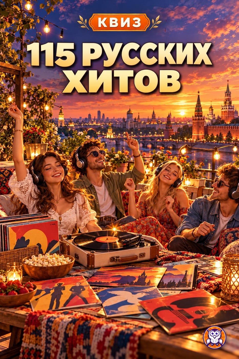 КВИЗ «115 русских хитов» УЖЕ ПОСЛЕЗАВТРА!