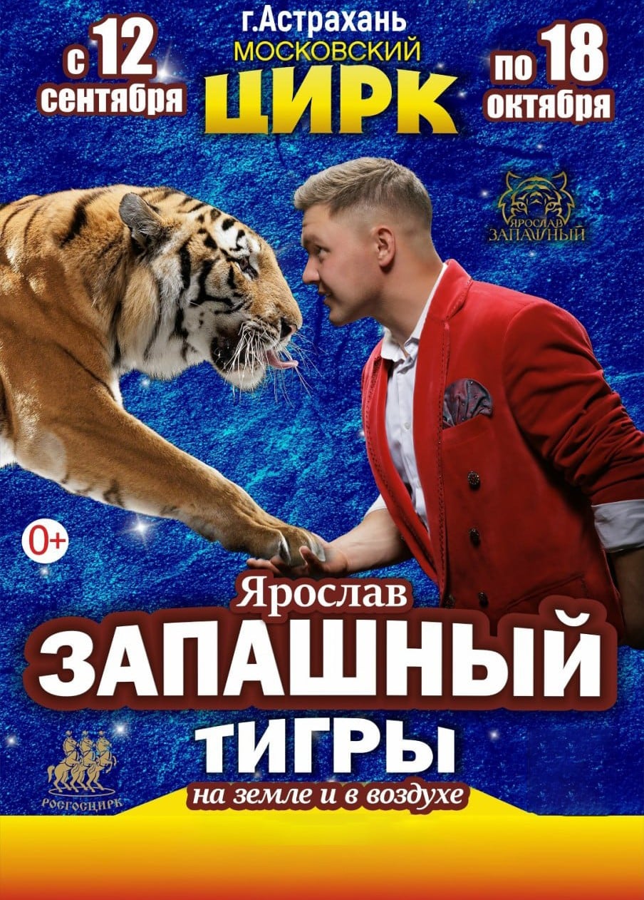 Цирк Ярослава Запашного «Тигры на земле и в воздухе»