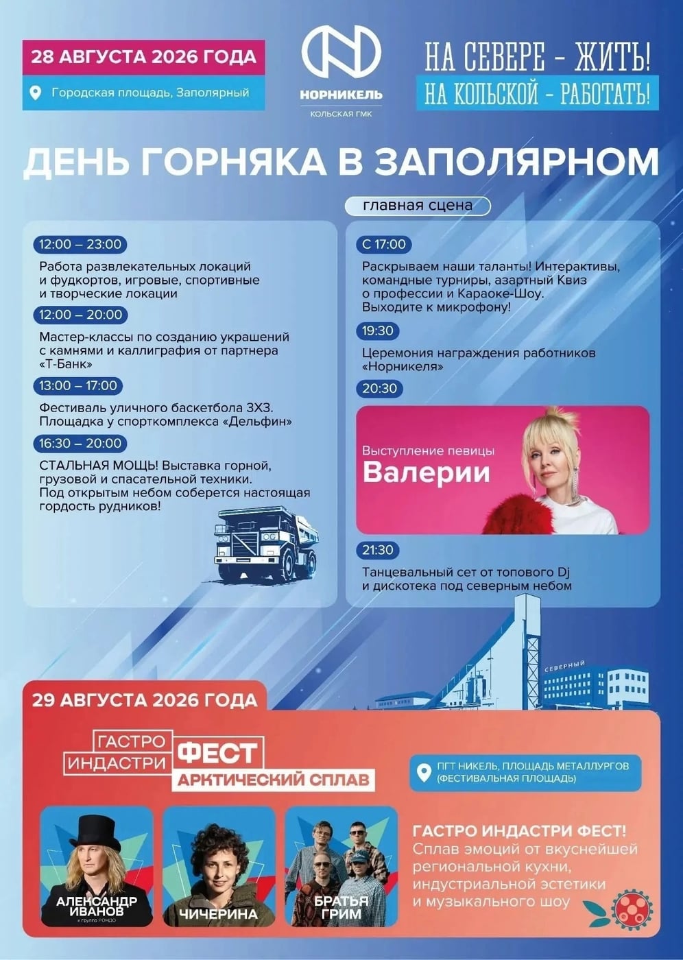 Сразу два масштабных события при поддержке «Норникеля» и Кольской ГМК