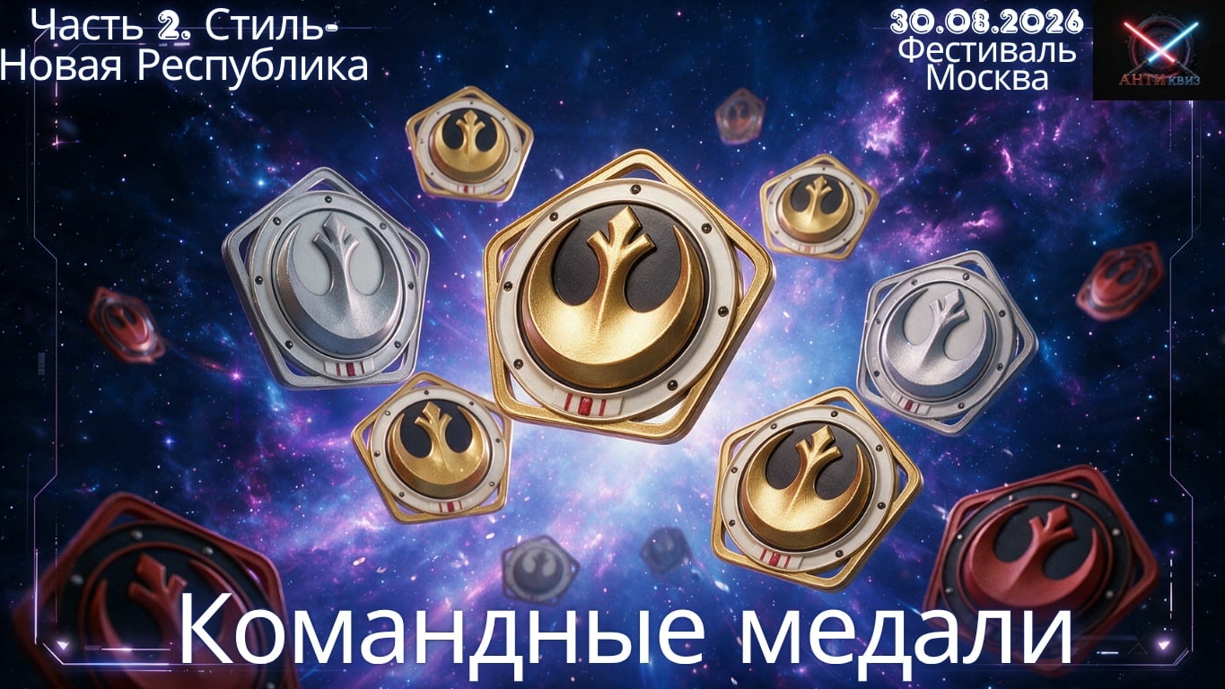 Медали АНТИквиза «Звёздные войны». Выпуск 2. АНТИквиз