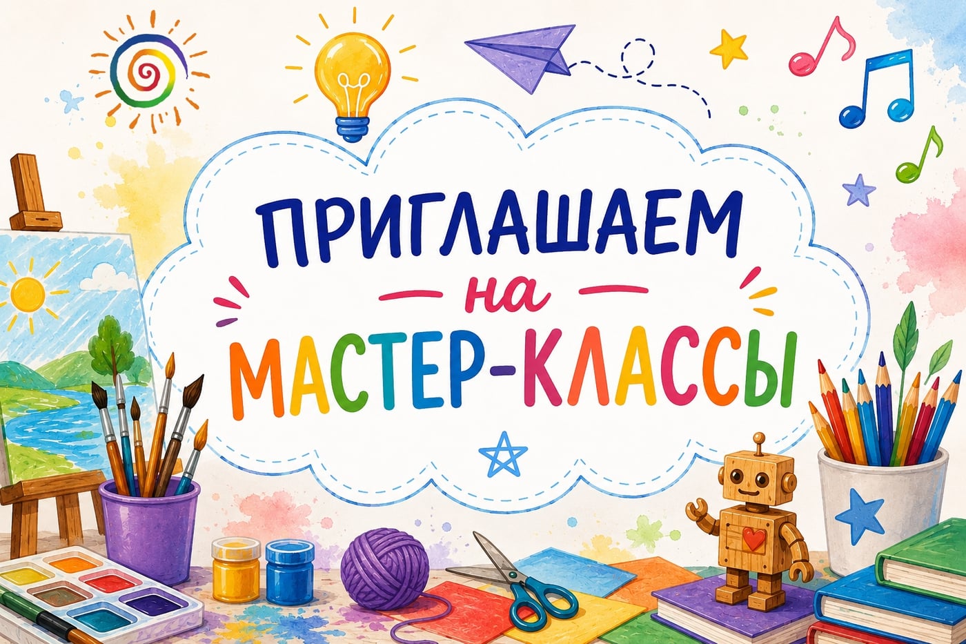 24 августа приглашаем на мастер - классы в шашем учреждении