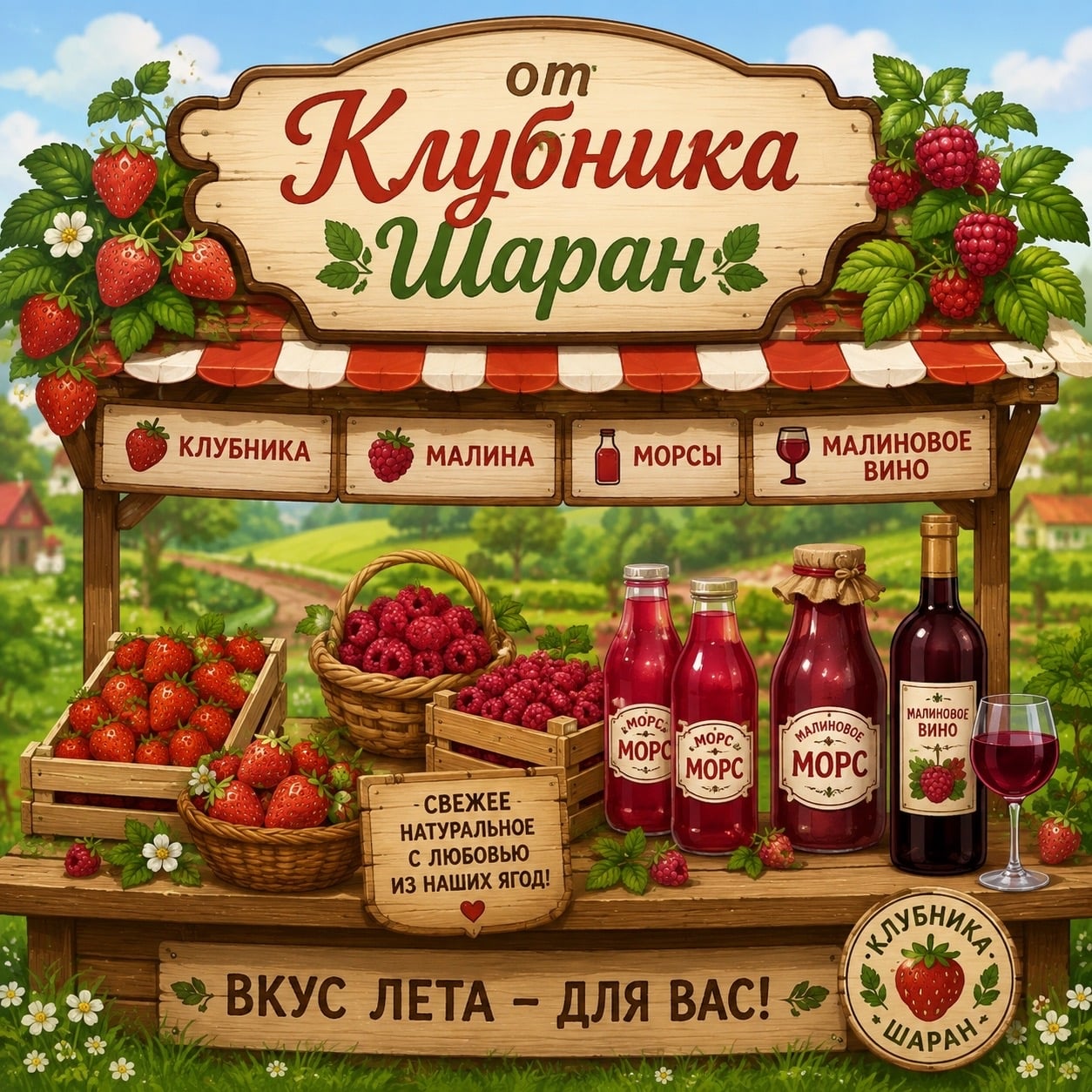 «КЛУБНИКА ШАРАН» приглашает на фестиваль «Молочная страна»!