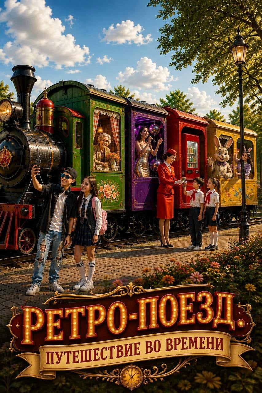НАСТОЯЩИЙ РЕТРО-ПОЕЗД «ПУТЕШЕСТВИЕ ВО ВРЕМЕНИ»