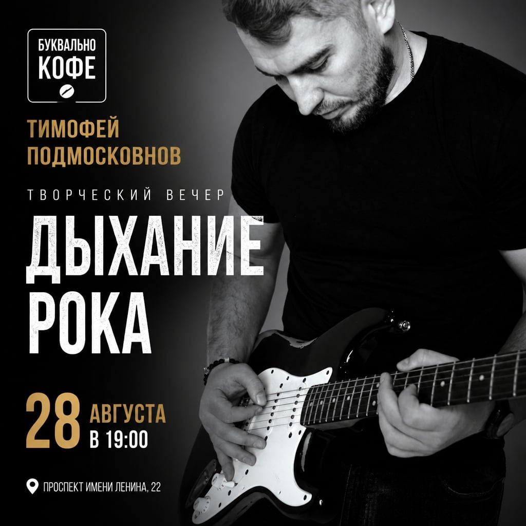 ТВОРЧЕСКИЙ ВЕЧЕР "ДЫХАНИЕ РОКА" . ПОЧУВСТВУЙ РИТМ ЭПОХИ