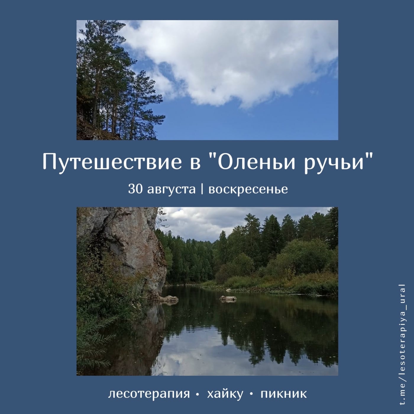 Путешествие в природный парк "Оленьи ручьи"