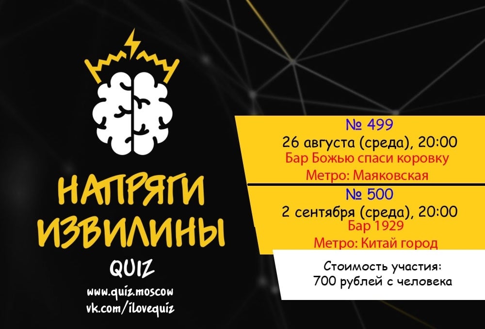 Квиз «Напряги Извилины»