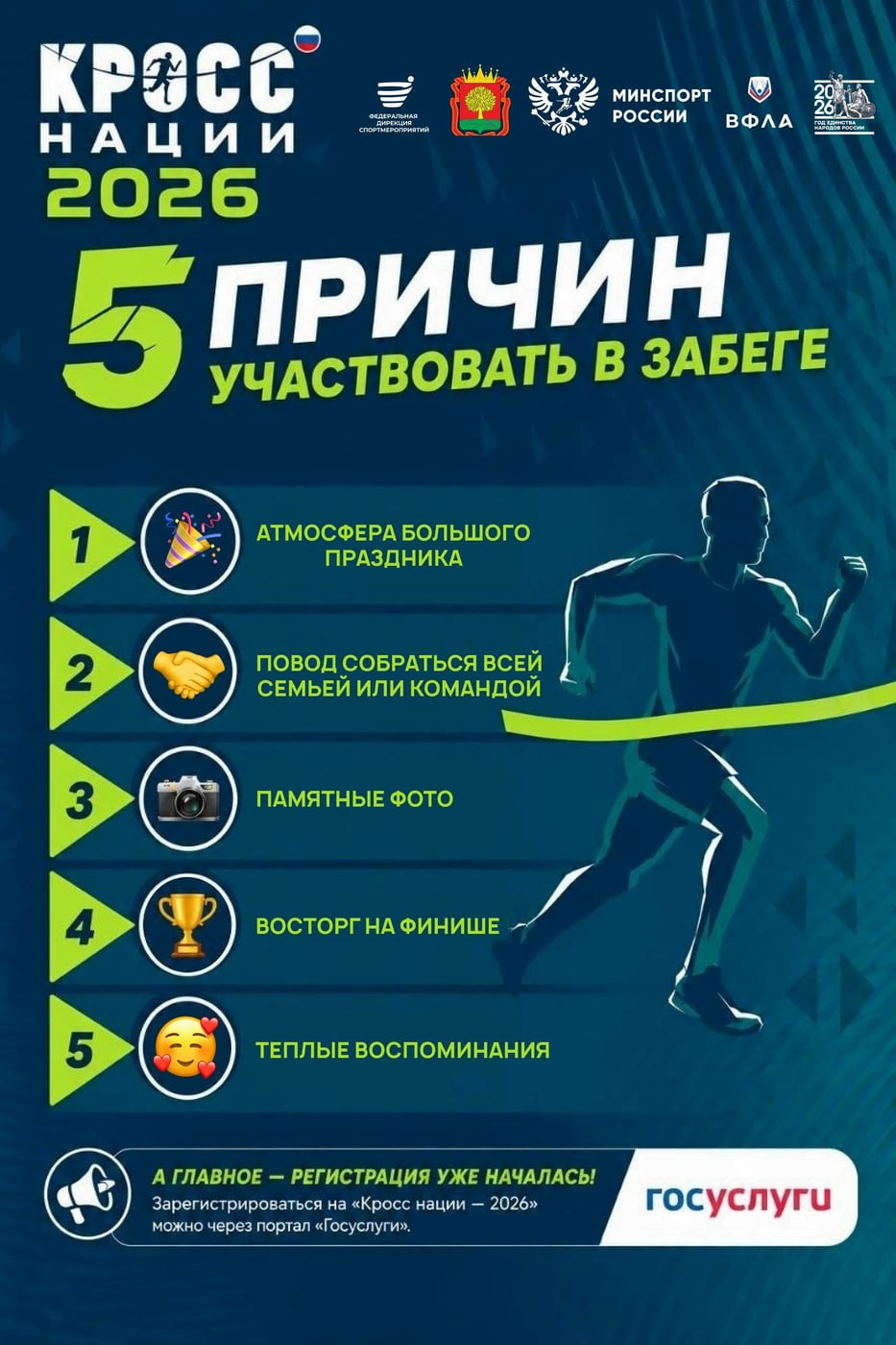 Время действовать — «Кросс нации — 2026» уже на старте! ‍ ‍