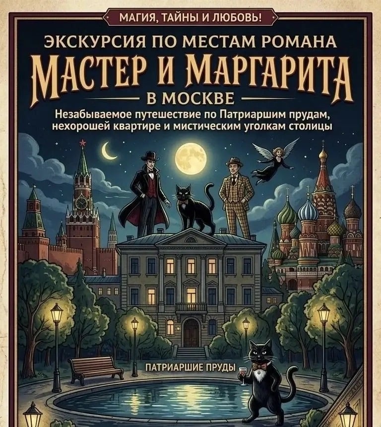 Экскурсия по роману «Мастер и Маргарита» в Москве