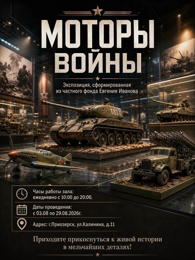 Выставка «Моторы войны»