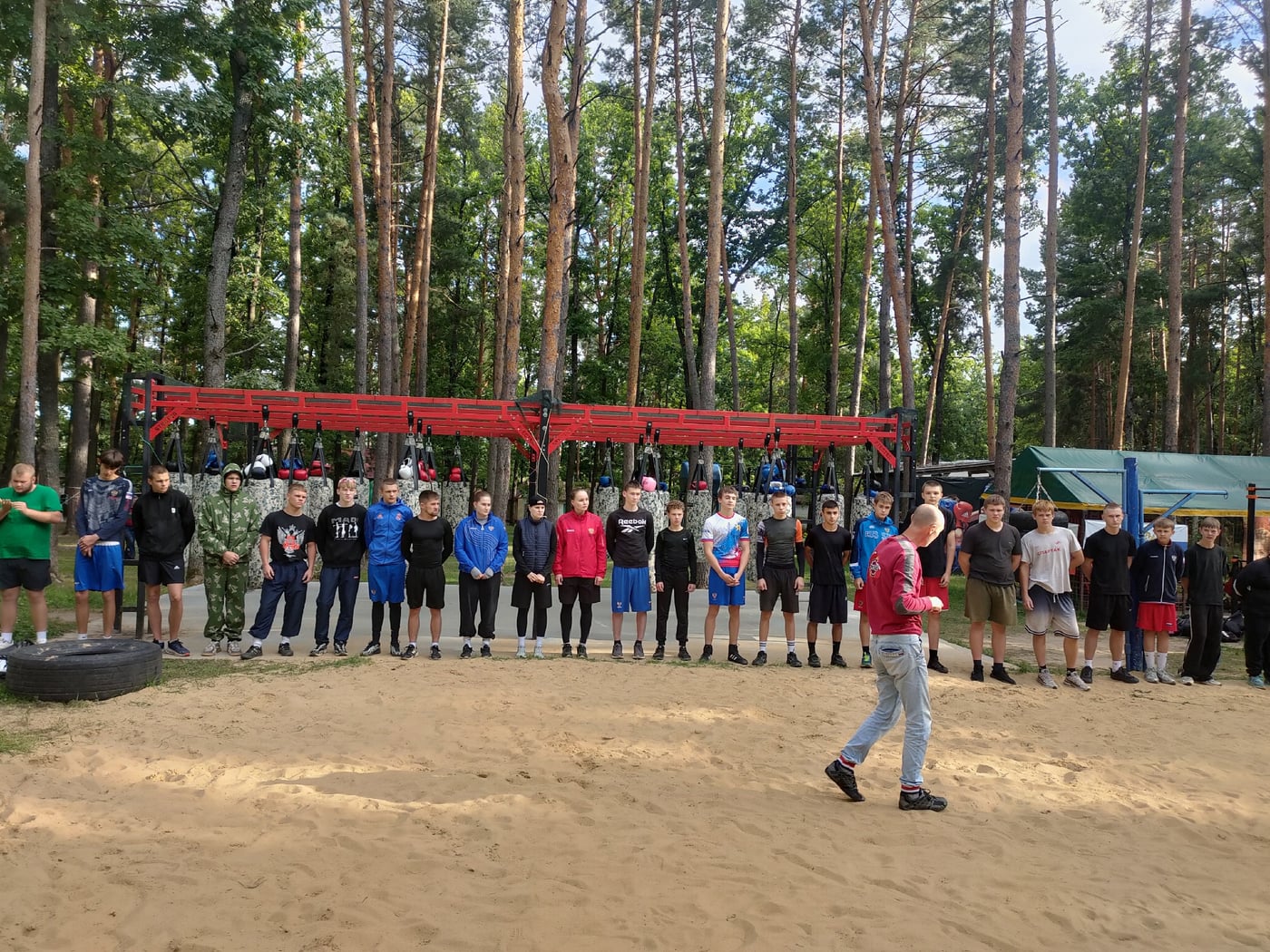 ЛРОО СПК "Тайфун" в гостях на вечерней тренировке от 14.08.26г