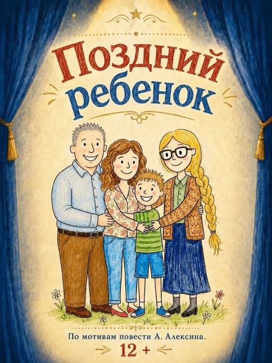 Эскиз спектакля "Поздний ребенок"
