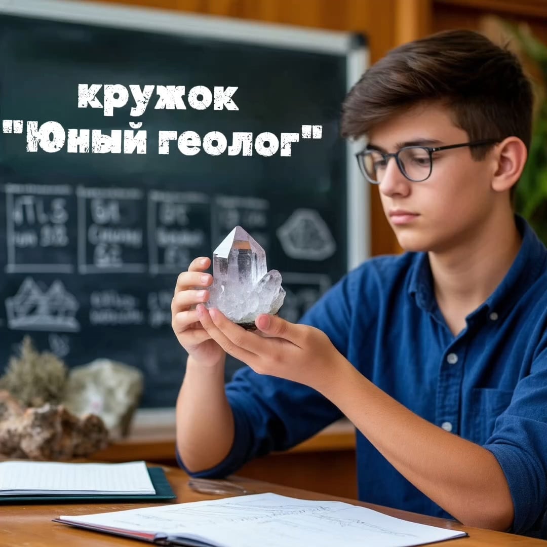 С 1 октября начинает свою работу кружок "Юный геолог"
