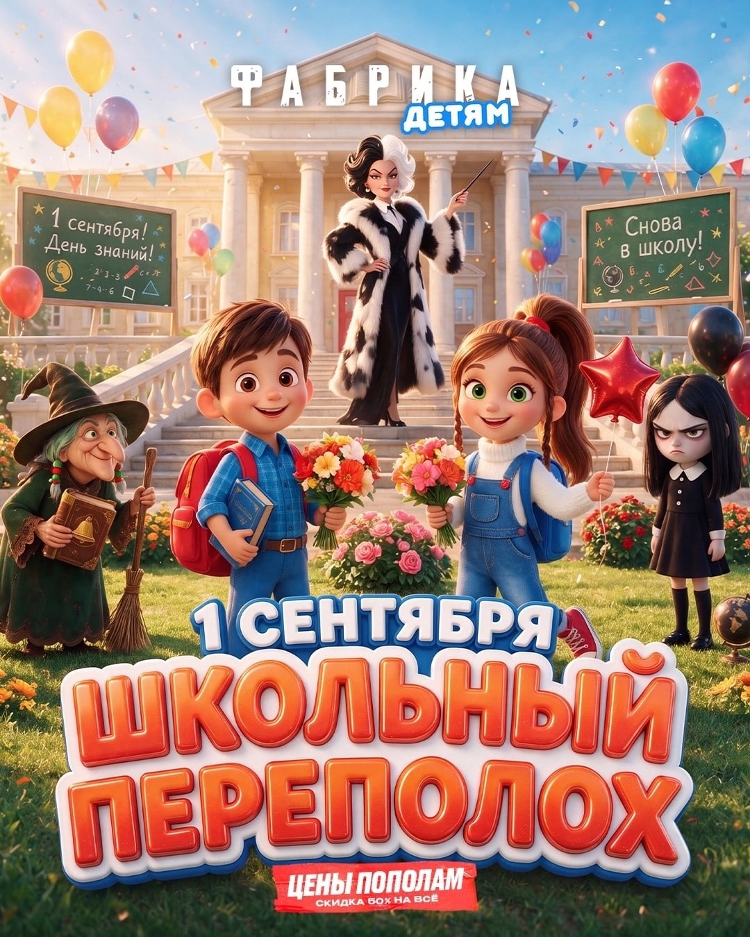 Праздник «Школьный Переполох» в ресторане «Фабрика»