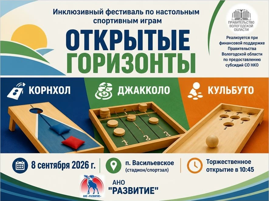 ИНКЛЮЗИВНЫЙ ФЕСТИВАЛЬ «ОТКРЫТЫЕ ГОРИЗОНТЫ» — СКОРО В ВАСИЛЬЕВСКОМ!