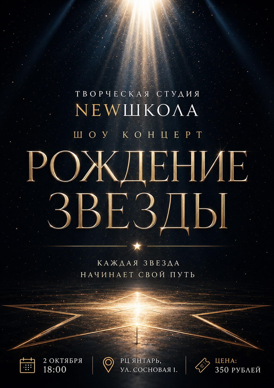Шоу-концерт "РОЖДЕНИЕ ЗВЕЗДЫ"
