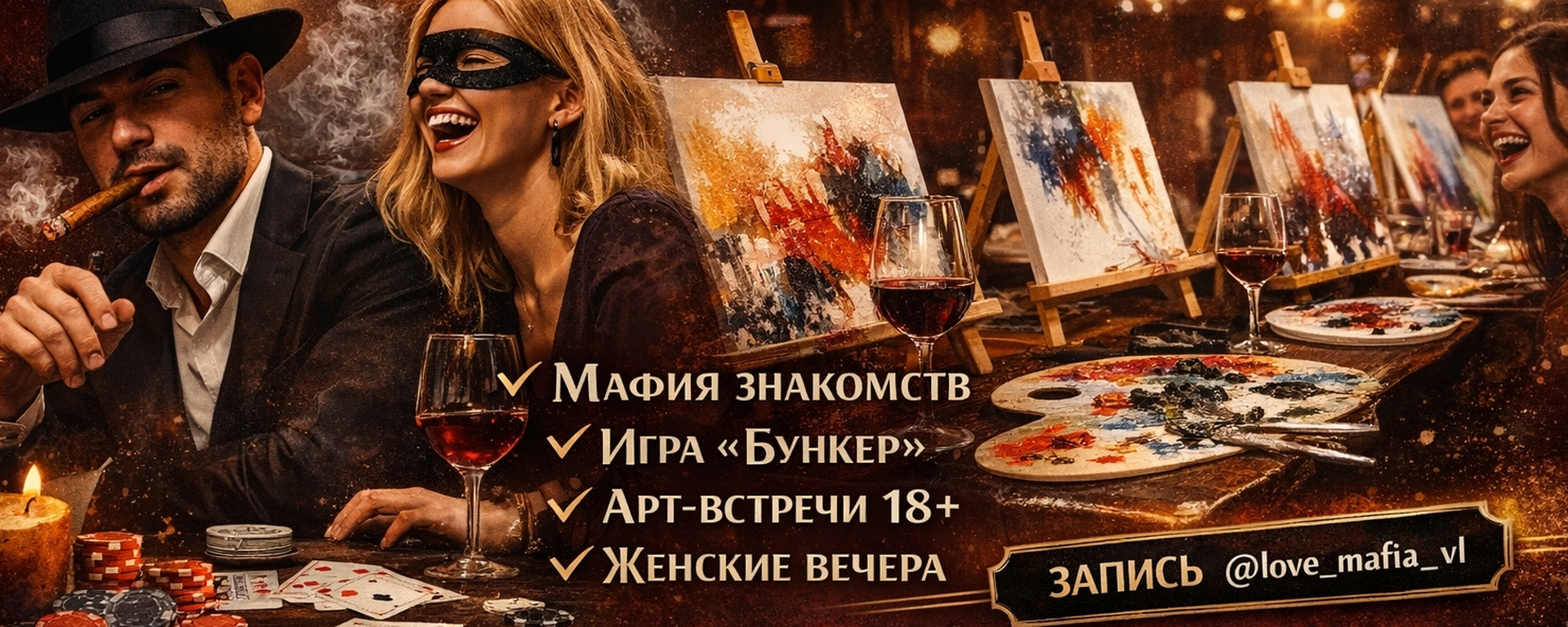 Мафия, Бункер и Арт‑встречи | Владивосток