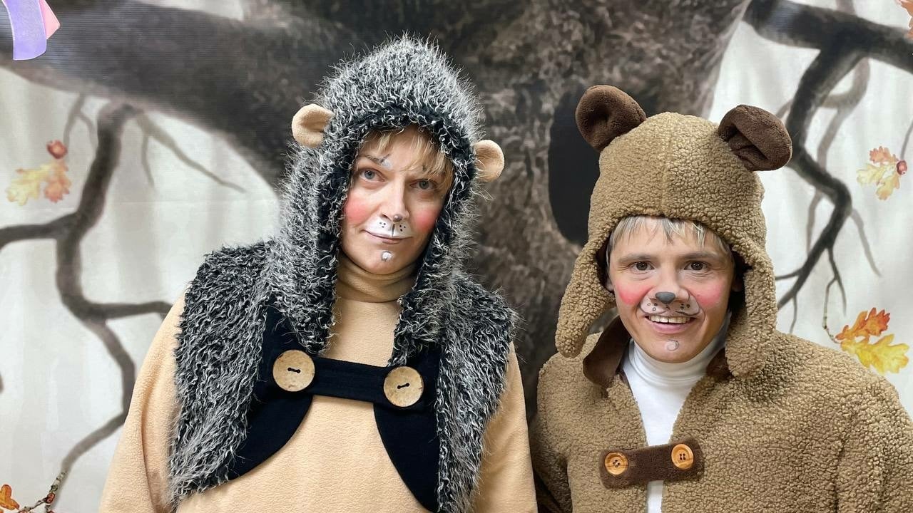 Ёжик и медвежонок