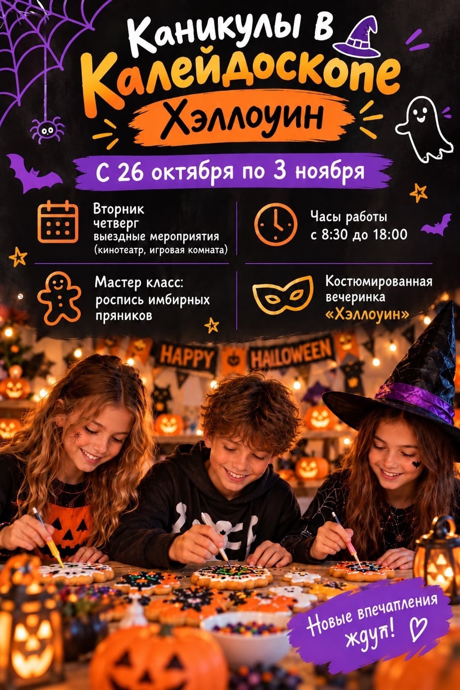 ОСЕННИЕ КАНИКУЛЫ В «КАЛЕЙДОСКОПЕ»