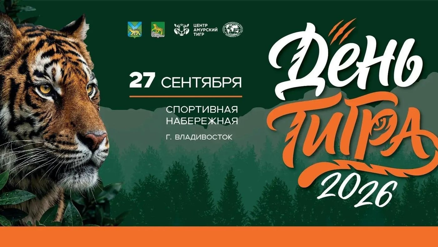 День тигра – 27 сентября во Владивостоке!