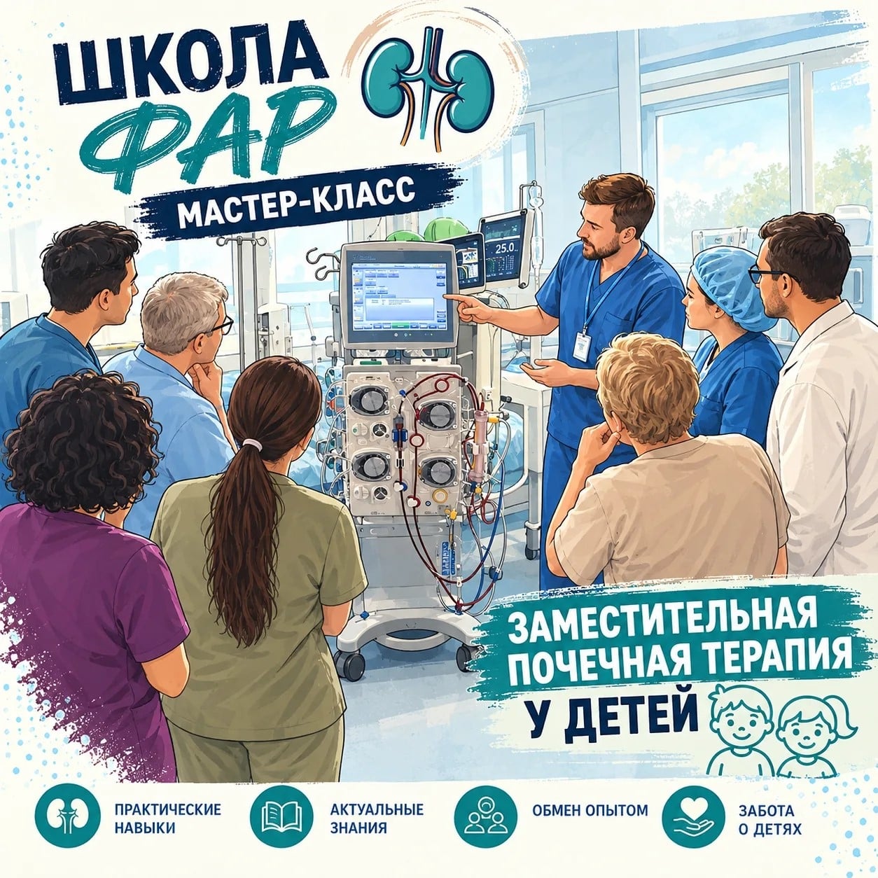 Мастер-класс «Заместительная почечная терапия у детей»