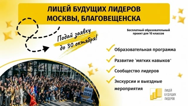 Набор в лицей «Будущих Лидеров»
