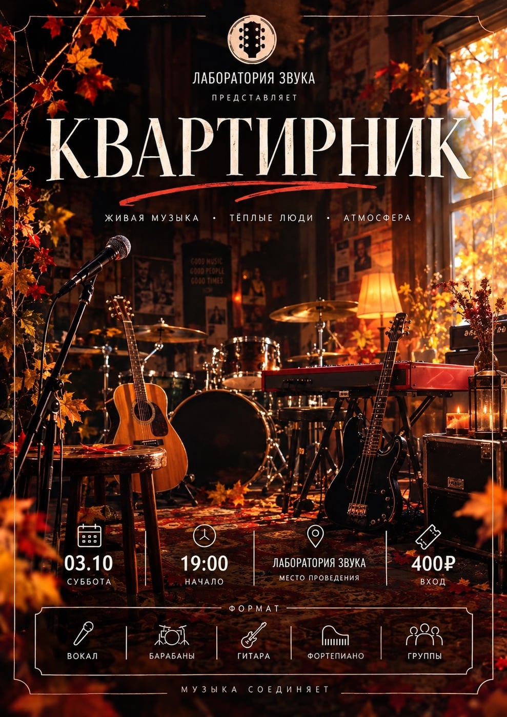 КВАРТИРНИК в «Лаборатории звука»