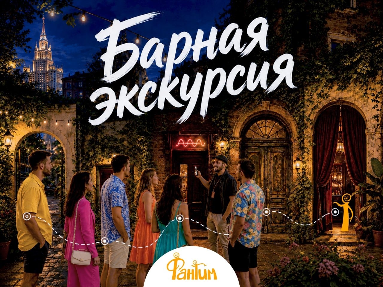 Барная экскурсия «Вокруг света за 5 баров»