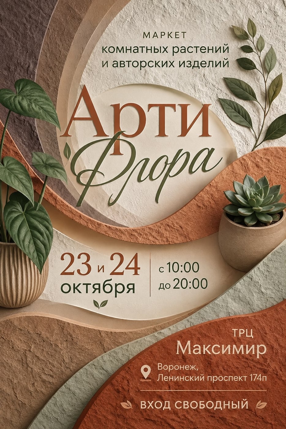 спешим порадовать вас и пригласить на новую выставку "АртиФлора"