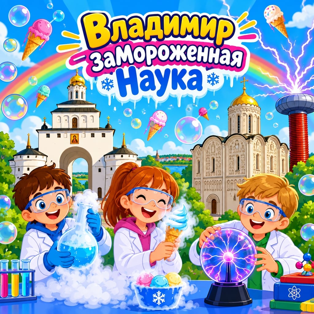 ВЛАДИМИР + НАУЧНОЕ КРИО-ШОУ: ТУР, ПОСЛЕ КОТОРОГО ДЕТИ СКАЖУТ «ВАУ!»