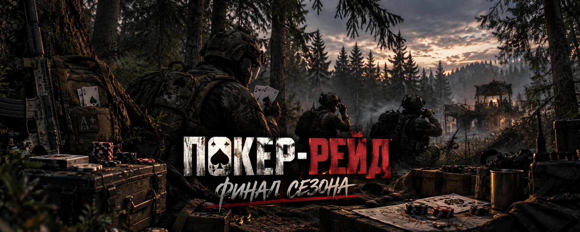 Страйкбольная игра "Покер - Рейд"