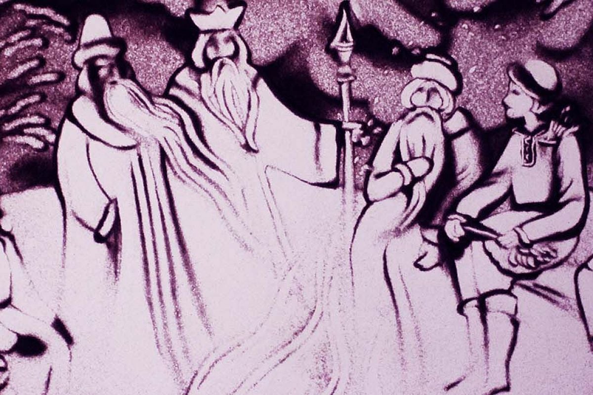 Сказка с органом и песочной анимацией. Двенадцать месяцев