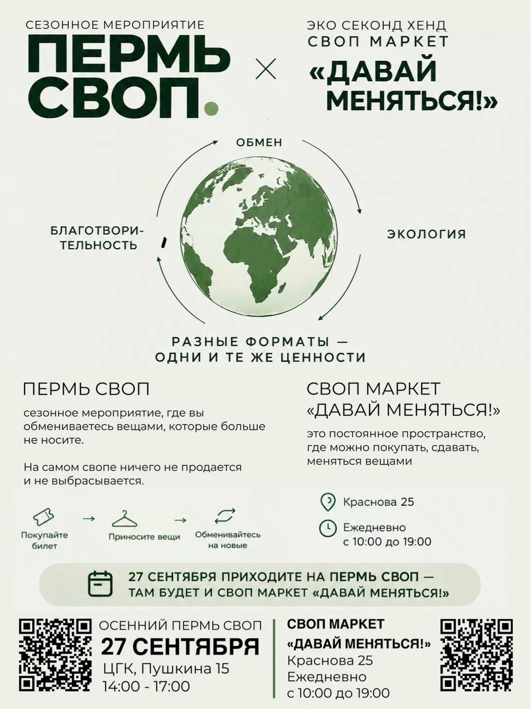 ПЕРМЬ СВОП × СВОП маркет «Давай меняться!»