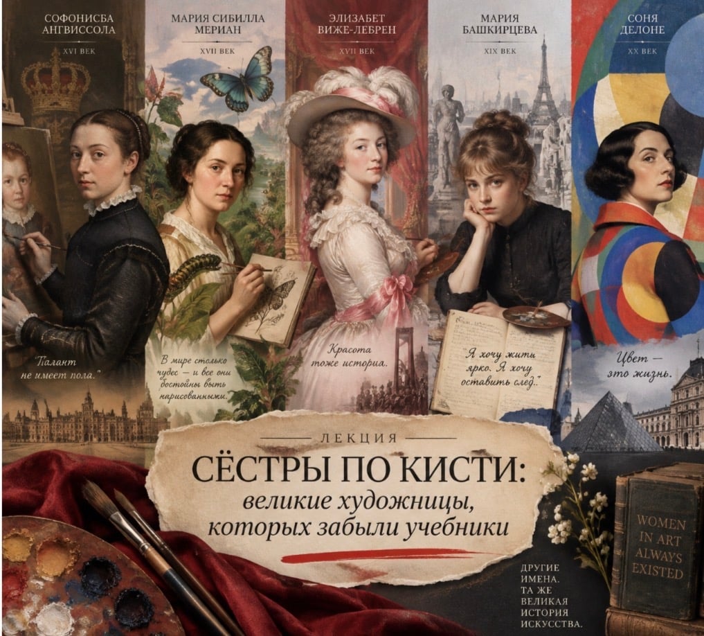 Лекция «Сёстры по кисти: великие художницы, которых забыли учебники»