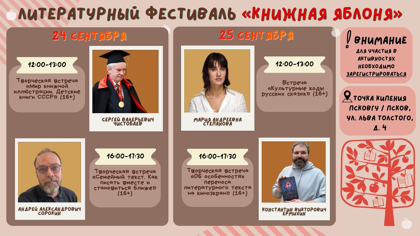 Расписание встреч с менторами: 24 и 25 сентября в Точке кипения