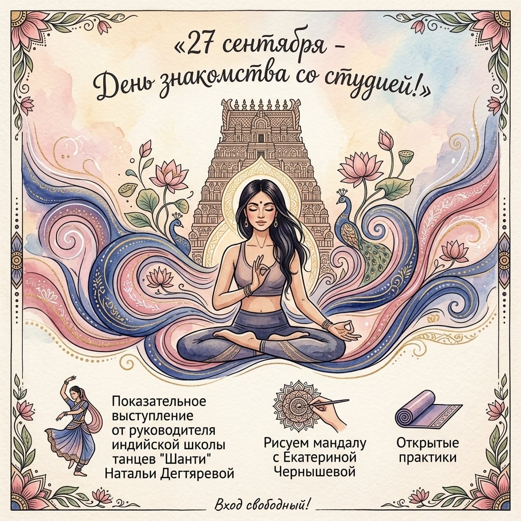Приглашаем на День открытых дверей нашей студии 27 сентября