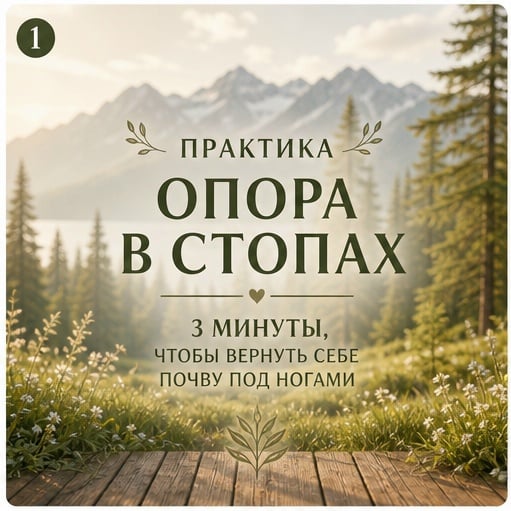 Практика «Опора в стопах»