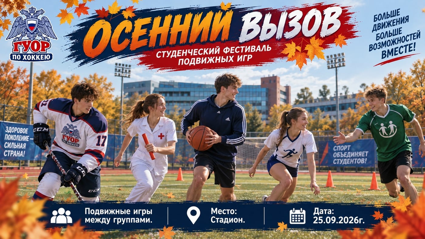 «Осенний вызов»: студенческий фестиваль подвижных игр!