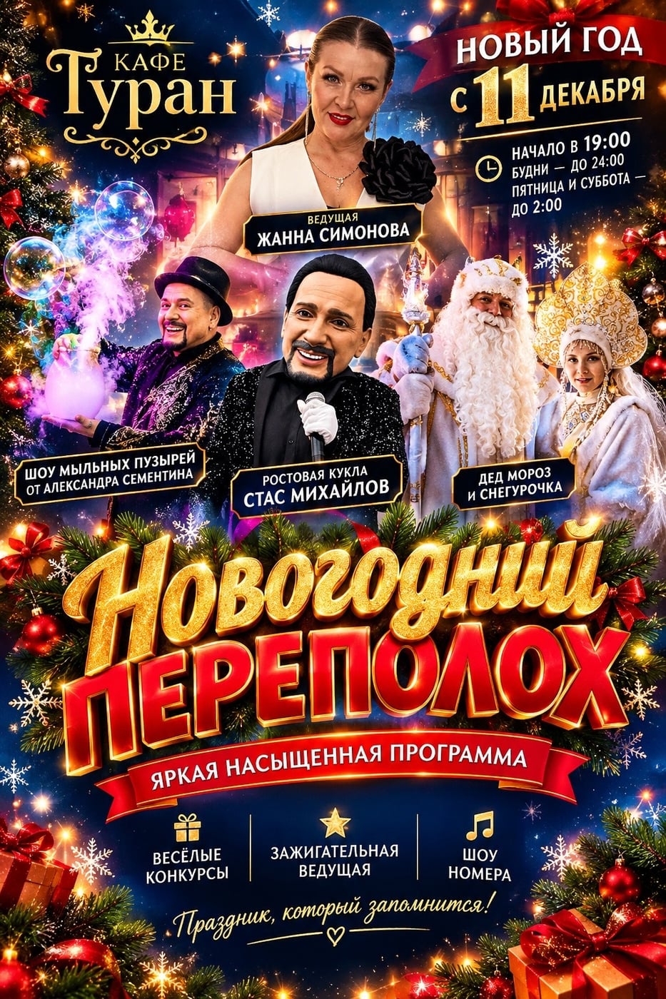 НОВОГОДНИЙ ПЕРЕПОЛОХ В «ТУРАНЕ»!
