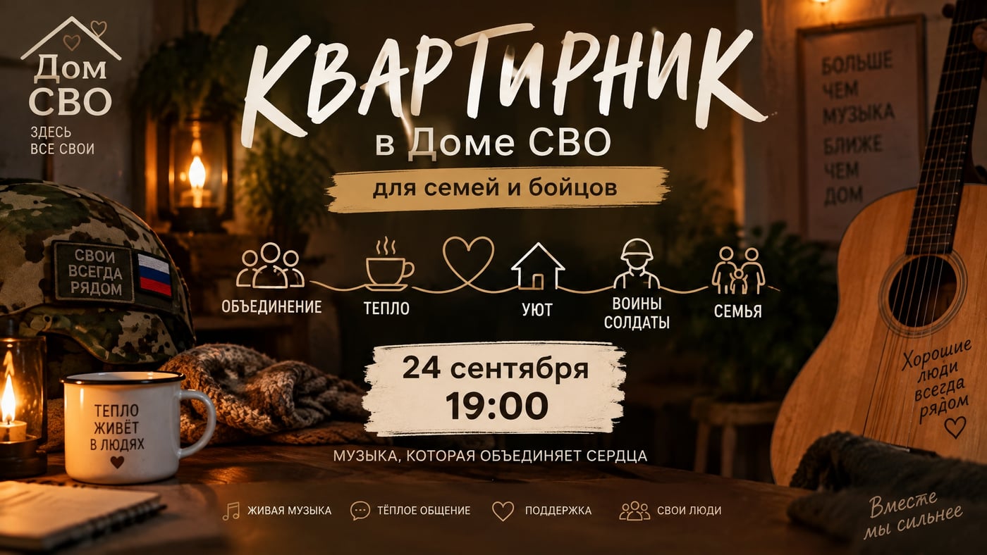«Квартирник в Доме СВО»