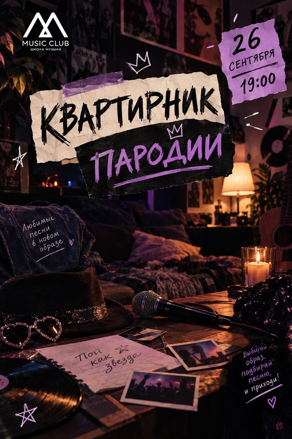 Квартирник «Пародии» уже 26 сентября!