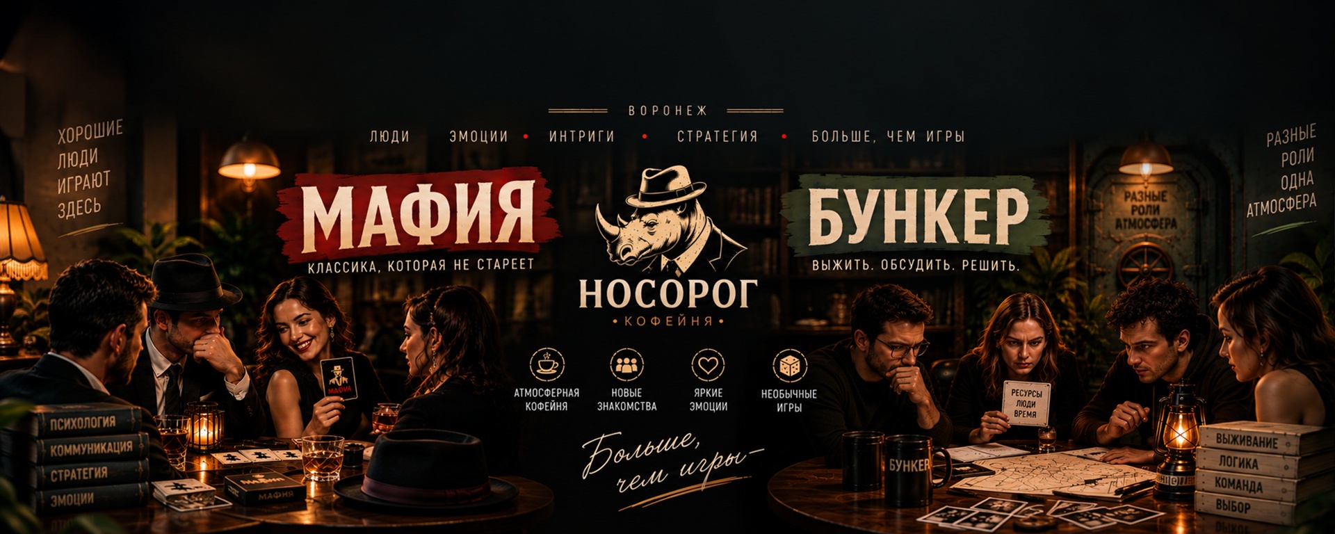 Мафия в Воронеже | Бункер | Желтый Носорог |Игра