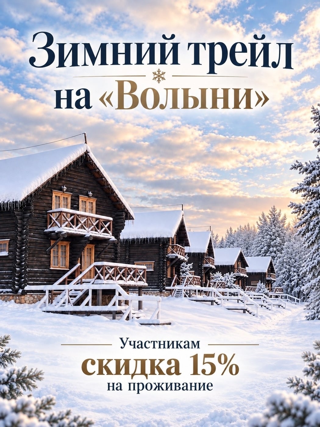 VOLYN’ ULTRA TRAIL 2027 — зимний забег в загородном отеле «Волынь»!