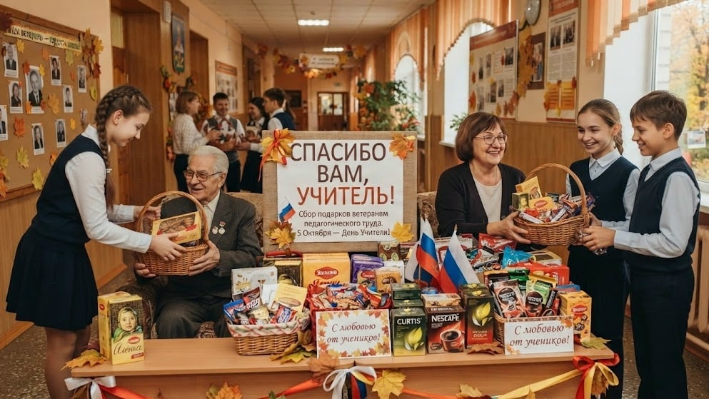 НОВАЯ ВОЛОНТЕРСКАЯ АКЦИЯ "СПАСИБО ВАМ, УЧИТЕЛЬ!"